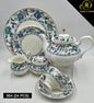 Luxury Floral Tea Set - 24 Piece