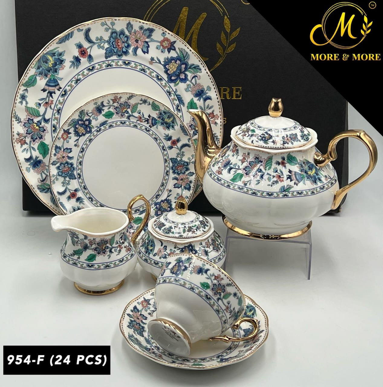 Luxury Tea Set - 24 Pieces