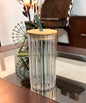 500ml Glass Cups with Bamboo Lid and Glass Straw